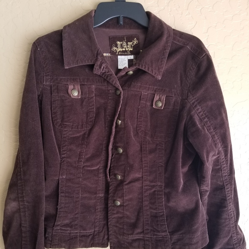 Courderoy jacket brown